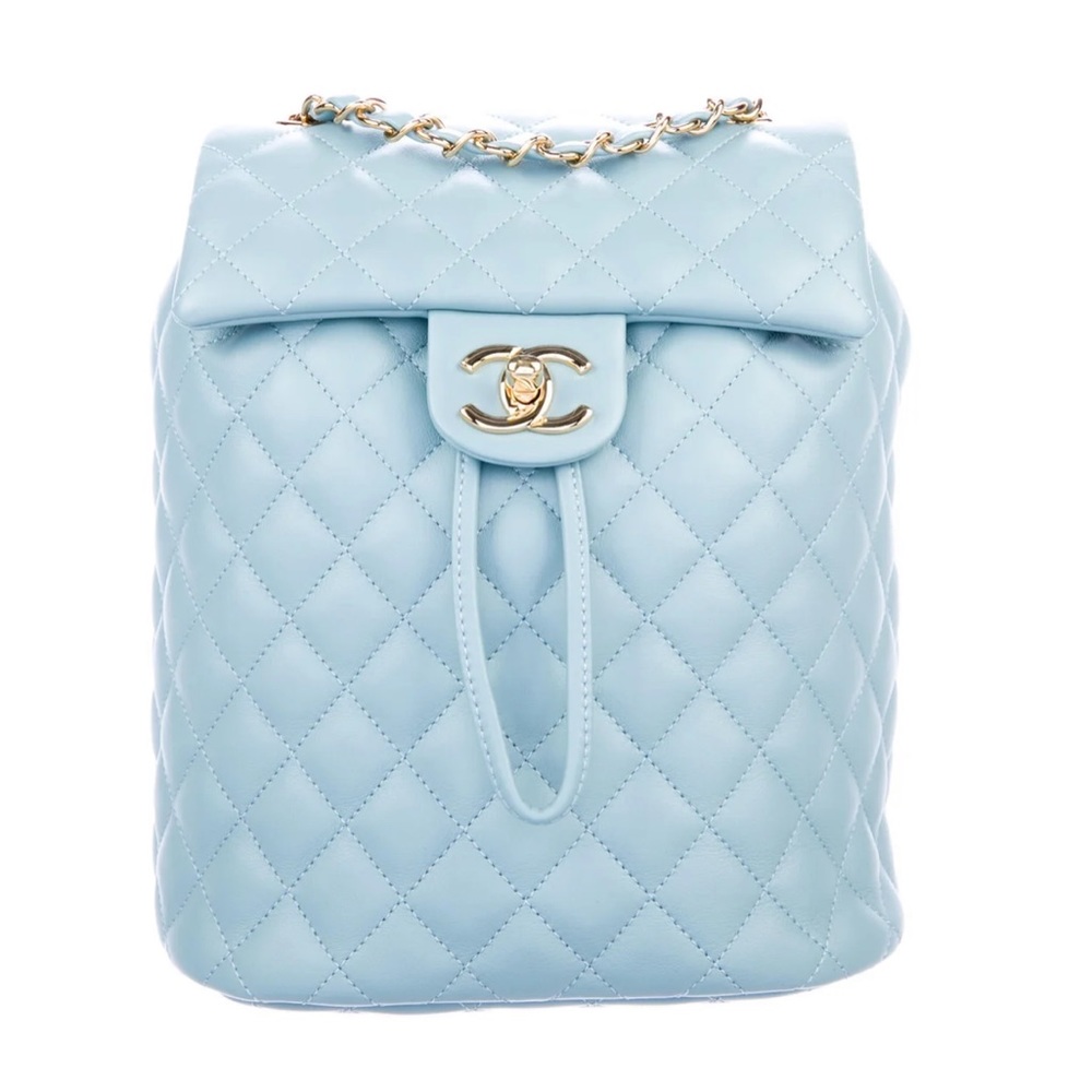 Chanel urban spirit backpack in light blue ✨💕🥰